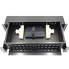  Black 2U 24 port 19 Inch rack mount slide patch panel ODF